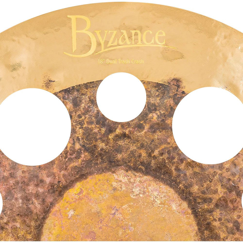 Meinl Byzance 18-Inch Dual Trash Crash Cymbal - New,18-Inch
