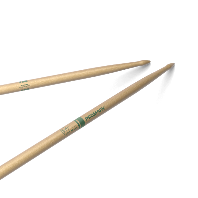 Promark Carter McLean Signature Hickory Drumstick, Wood Tip