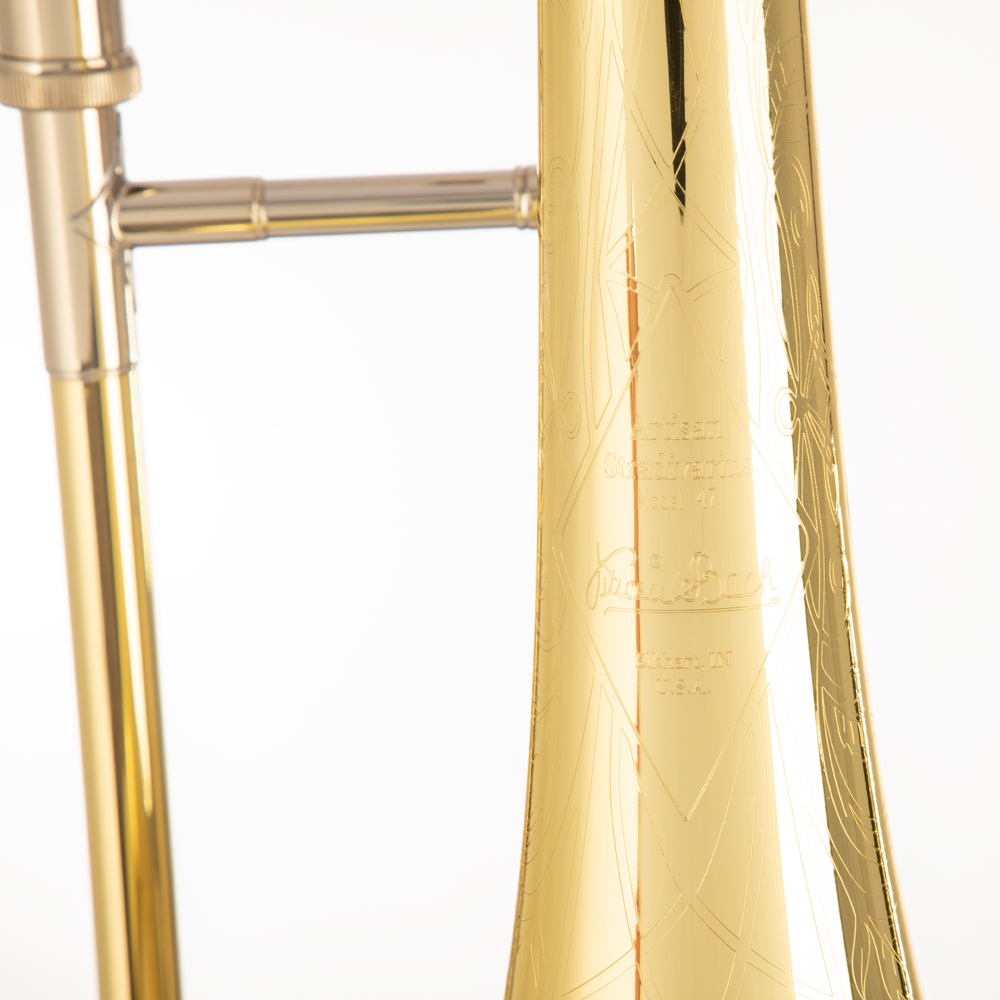 Bach A47X Tenor Trombone with F-Attachment - Clear Lacquered