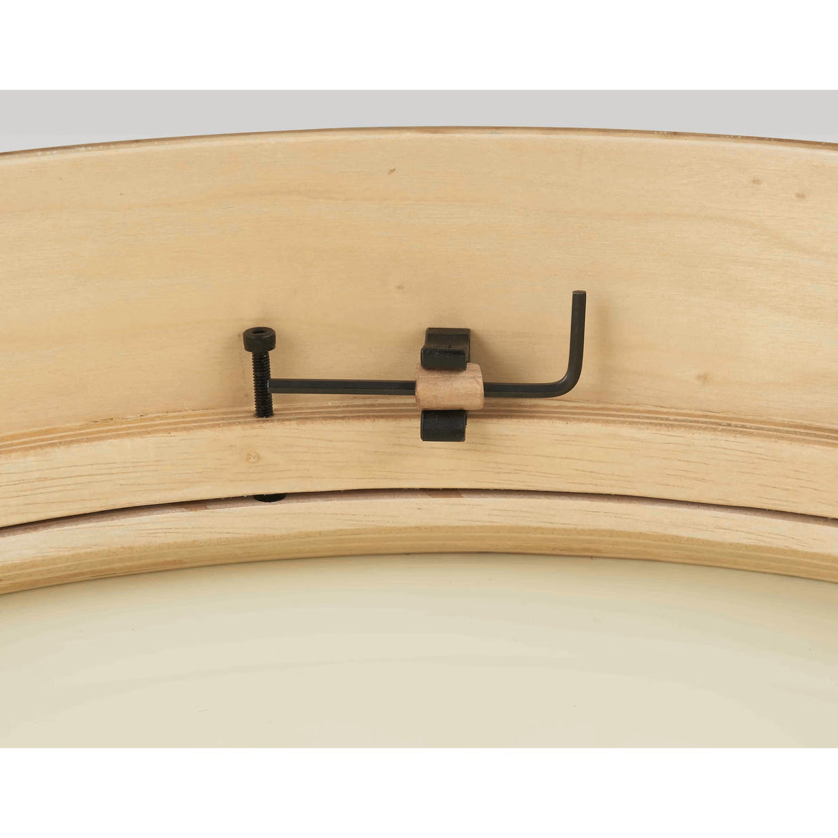 LP 18 x 4-Inch Tunable Tar Frame Drum - Black-to-Natural Fade