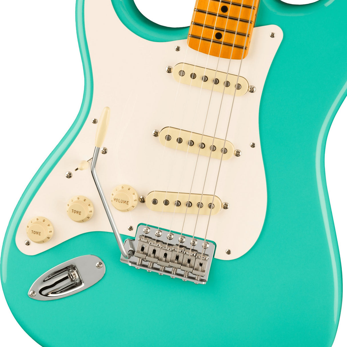 Fender American Vintage II 1957 Stratocaster Left-Handed Electric Guitar - Maple Fingerboard, Sea Foam Green - Preorder