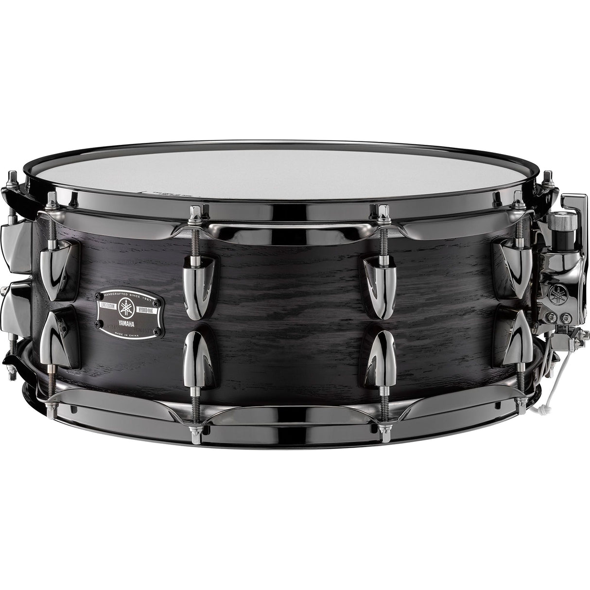 Yamaha 5.5 x 14-Inch Live Custom Hybrid Oak Snare Drum - Uzu Charcoal Sunburst - New,Uzu Charcoal Sunburst