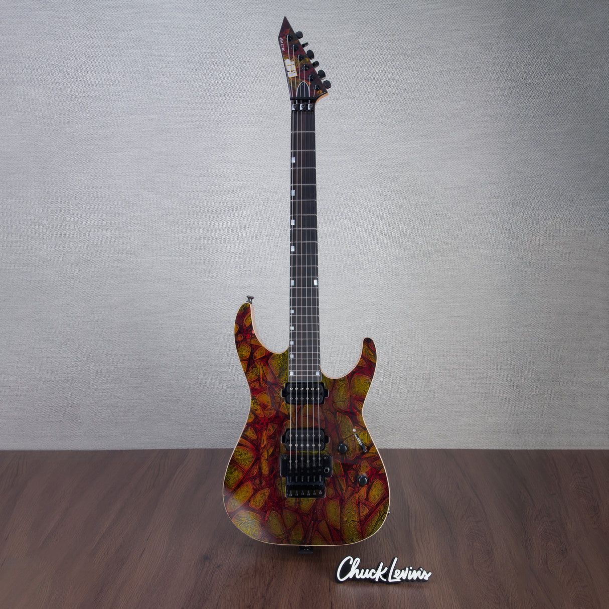 ESP USA M-II NTB FR Electric Guitar - Hellfire - #US24098