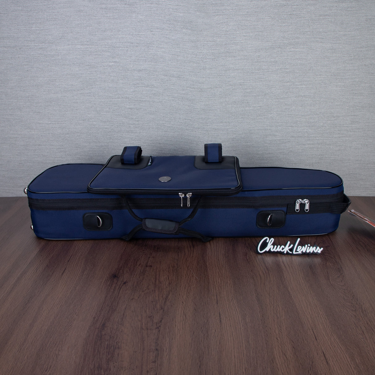 Marcus Bonna Case for Tenor Trombone, Detachable Bell, F Attachment- Blue