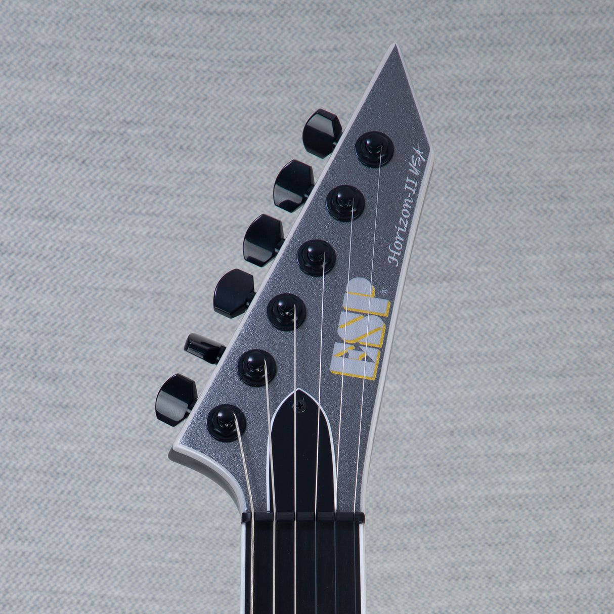 ESP USA Horizon-II Electric Guitar - Black Adamantium - #US24359