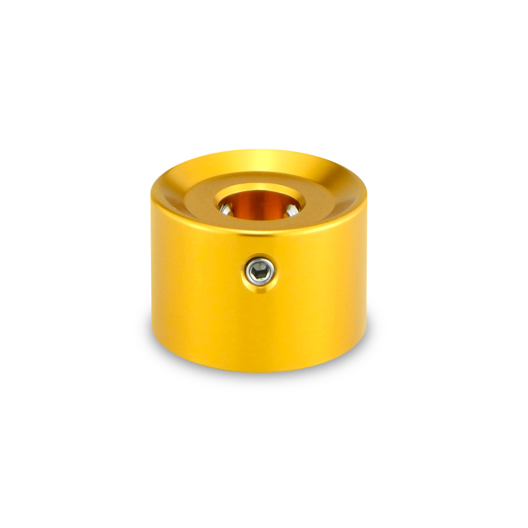 Barefoot Buttons V1 Tall Boy Footswitch Button, Gold - For Common 3PDT Switches