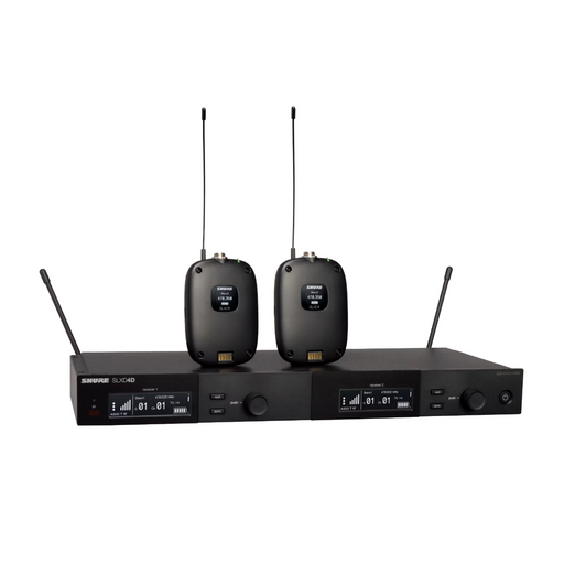 Shure SLXD14D Dual Body Pack Wireless System - H55 Band