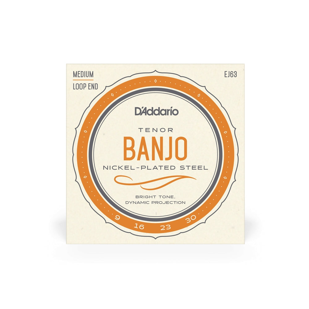 D'Addario EJ63 09-30 Tenor Set Banjo Strings