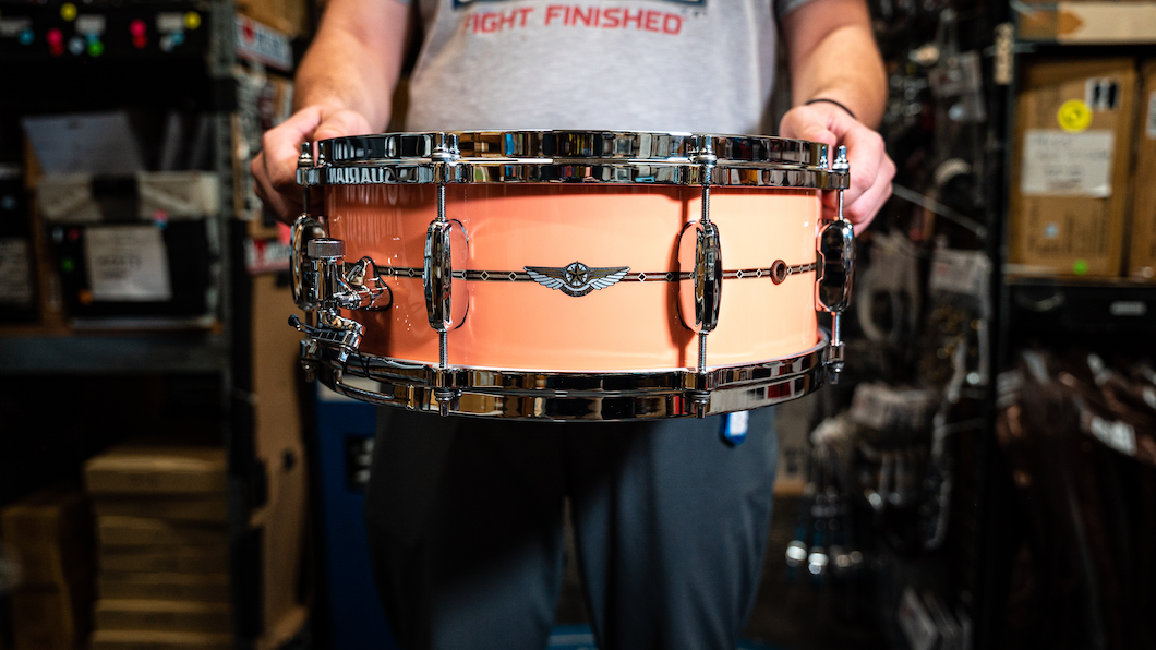 Tama Star Maple 5.5" x 14" Snare Drum - Coral Pink
