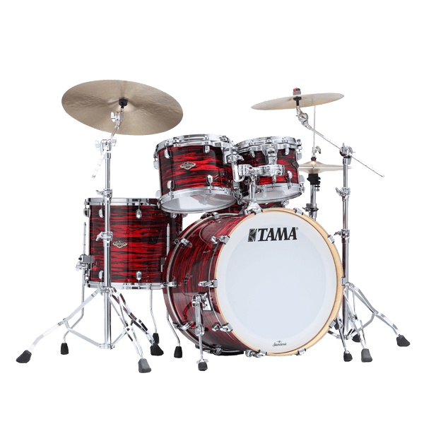 Tama Starclassic WBR42SROY Walnut/Birch 4-Piece Shell Pack - New,Red Oyster