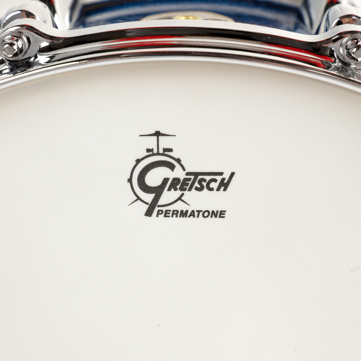 Gretsch USA Custom 14x6.5-Inch Snare Drum - Blue Glass