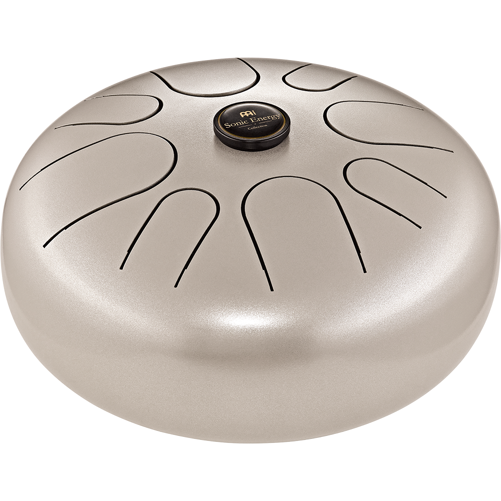 Meinl 12" Steel Tongue Drum, G Minor - Pearl Gray