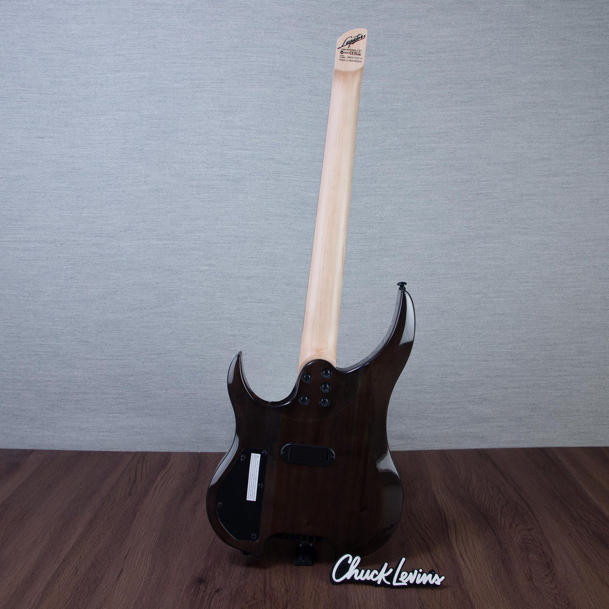 Legator Ghost Super Shred G6SS Electric Guitar - High Gloss Black Burl - #IM25100214