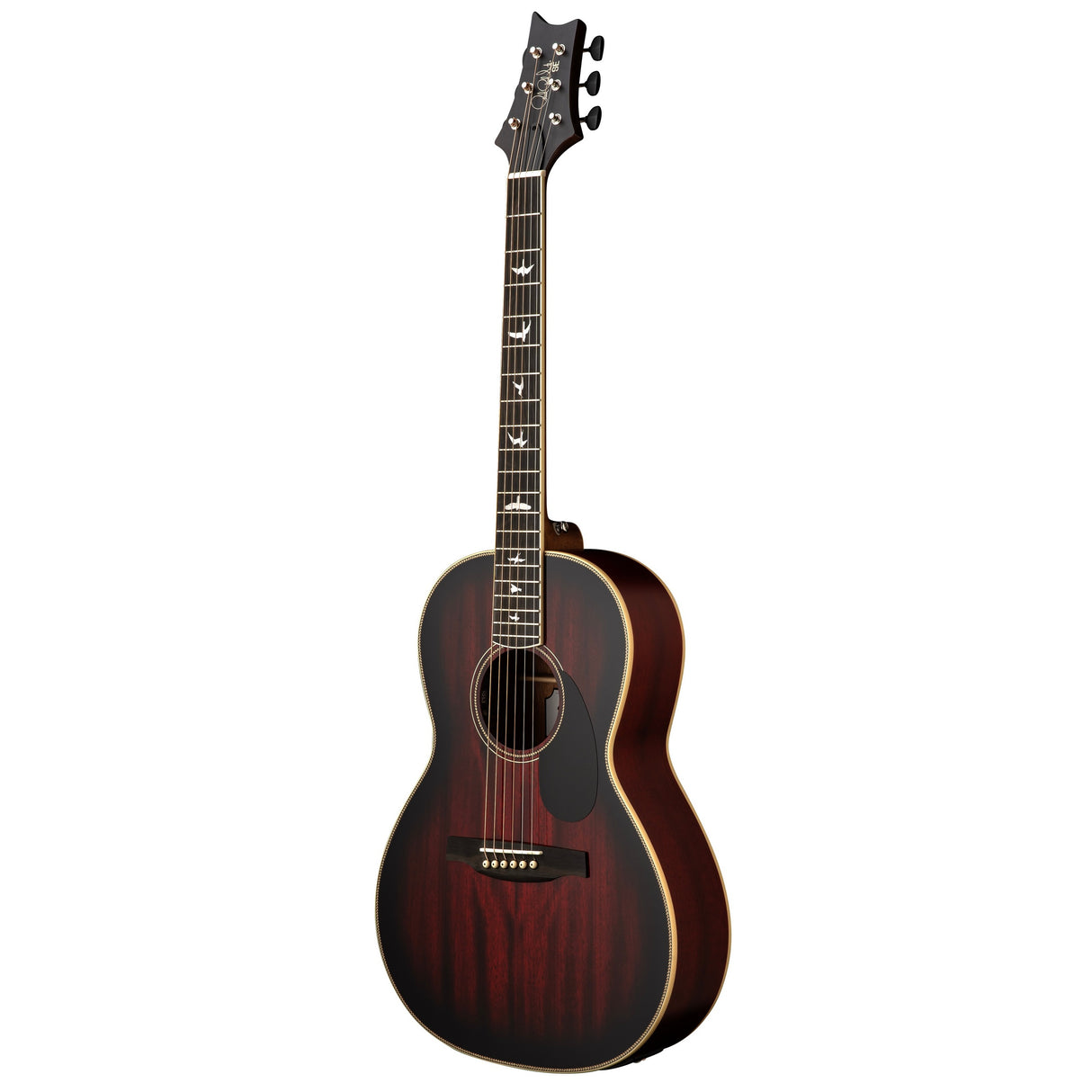 PRS SE P20 Parlor Acoustic Electric Guitar - Fire Red Burst