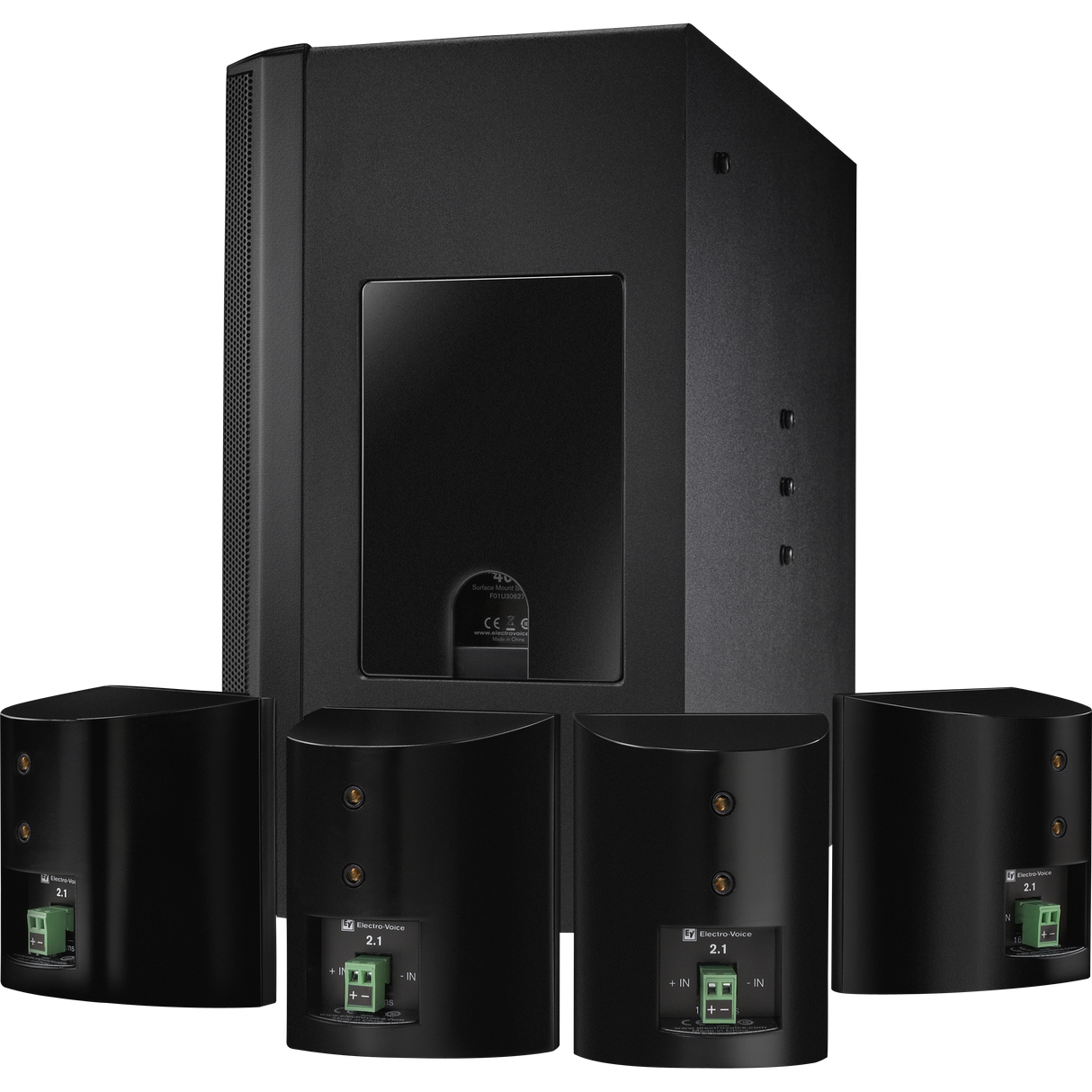 Electro-Voice EVID-S44 Ceiling Mount Speaker System Package - Black