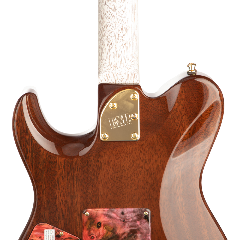 ESP Exhibition Limited Throbber CTM FL Electric Guitar - Natural Amorous Brown - New