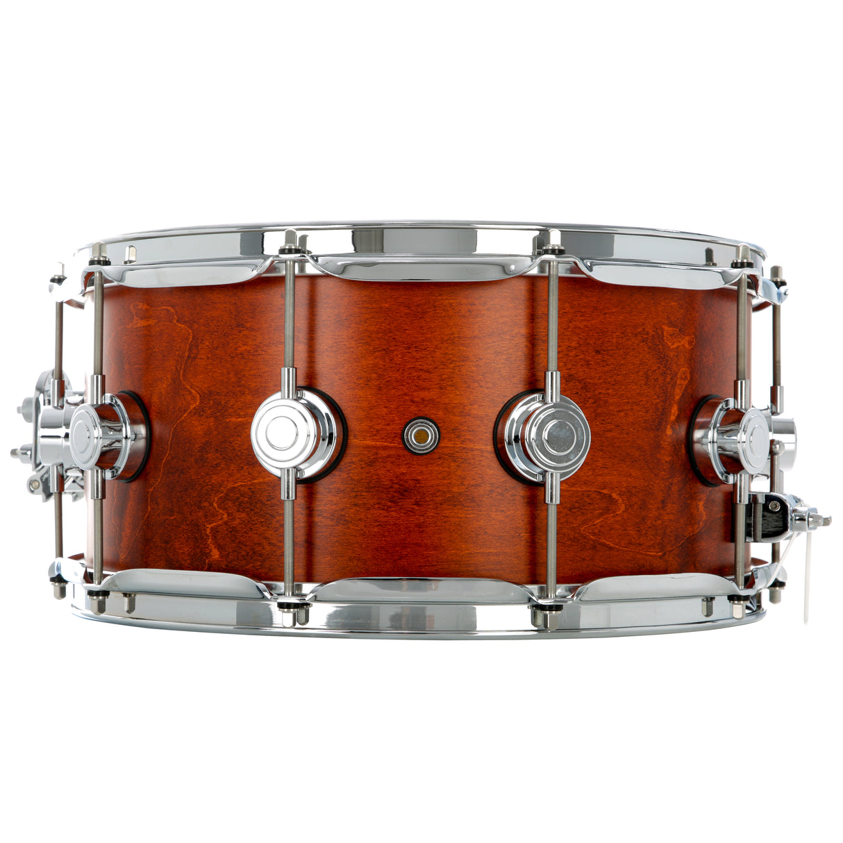 Drum Workshop 14" x 6.5" Collector's Series Santa Monica Snare Drum - Tobacco Satin Oil With Chrome Hardware