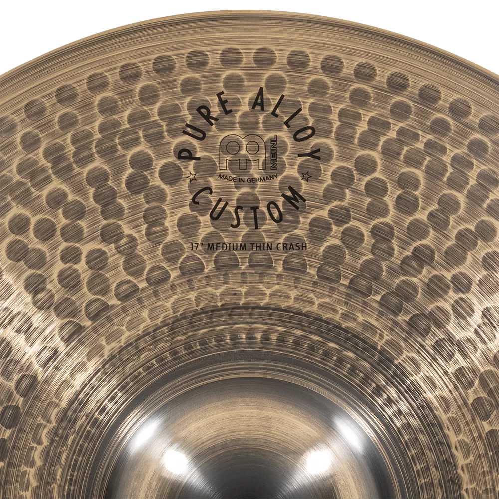 Meinl Pure Alloy Custom 17-Inch Medium Thin Crash Cymbal