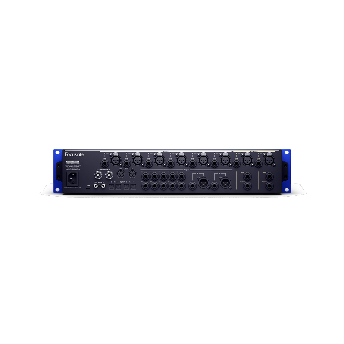 Focusrite ISA C8X 26-In 28-Out USB-C Audio Interface