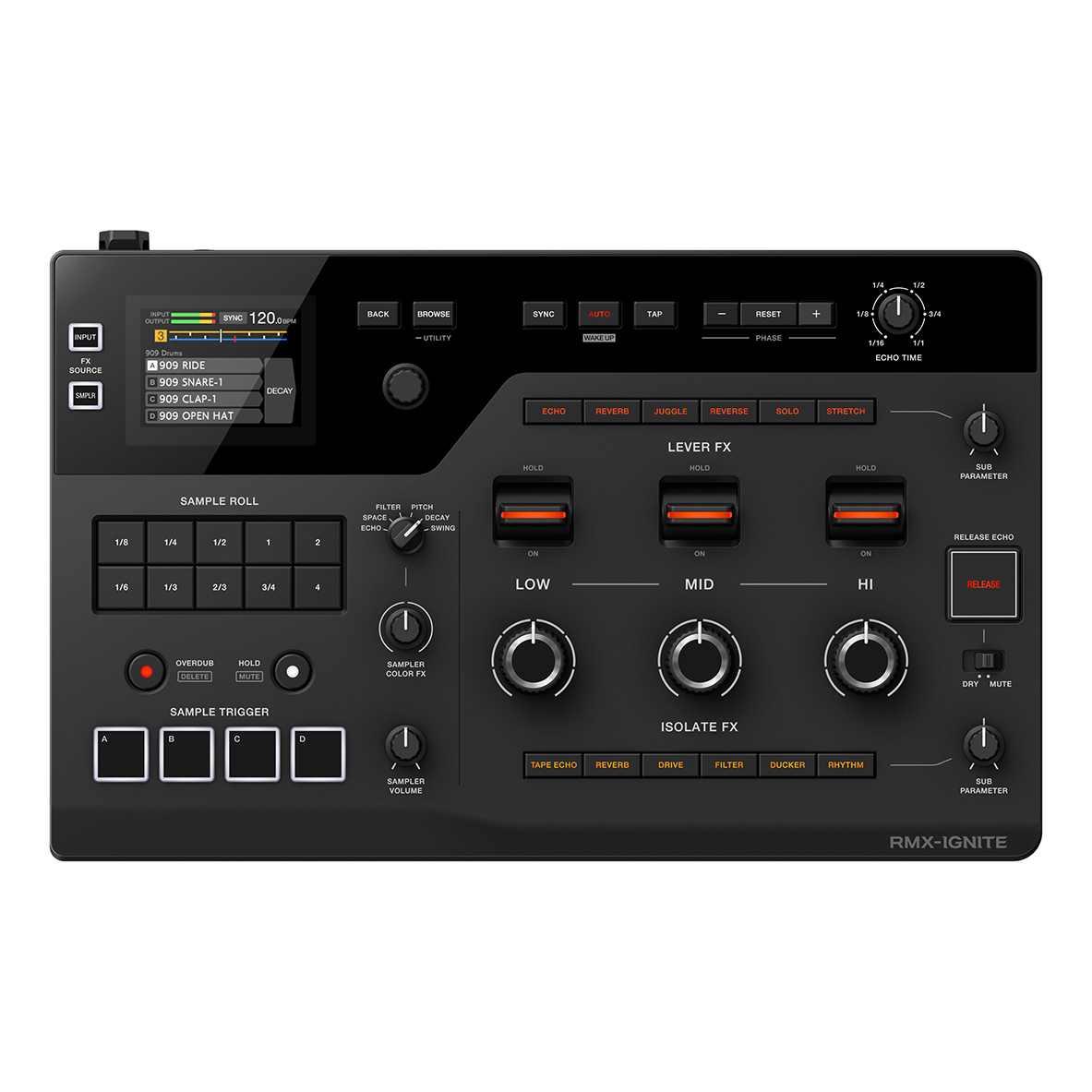 AlphaTheta RMX-Ignite DJ Effector - Open Box, Mint