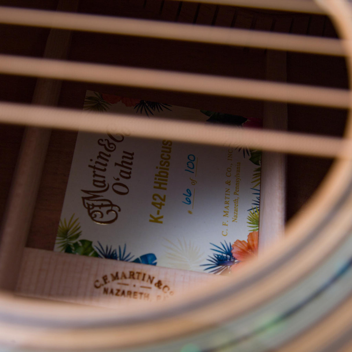Martin Custom Shop Limited Edition O'ahu K-42 Koa/Sitka Spruce Acoustic Guitar - Dark Toasted Burst - #M3072667