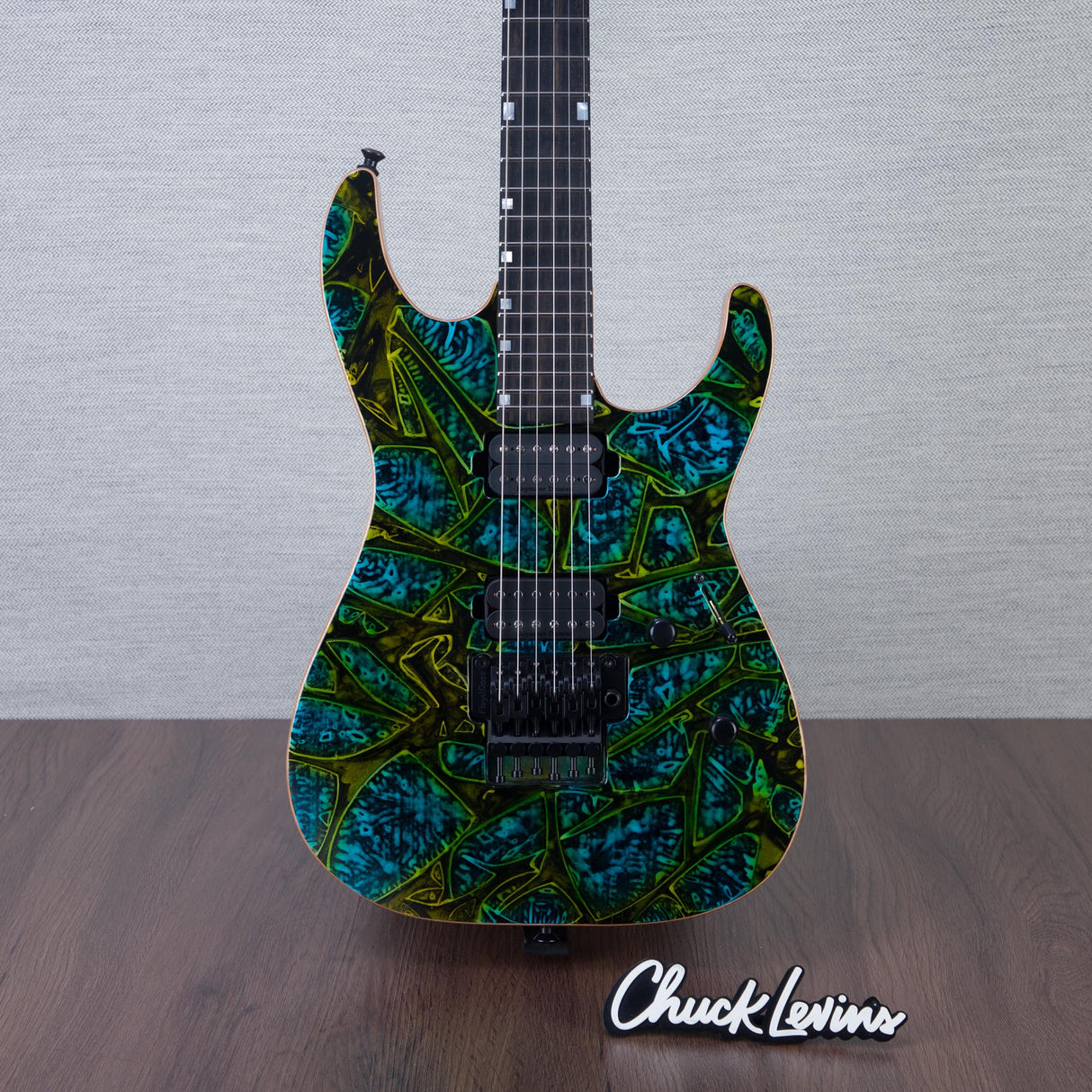 ESP USA M-II DX Electric Guitar - Psychedelic Flame - #US25145