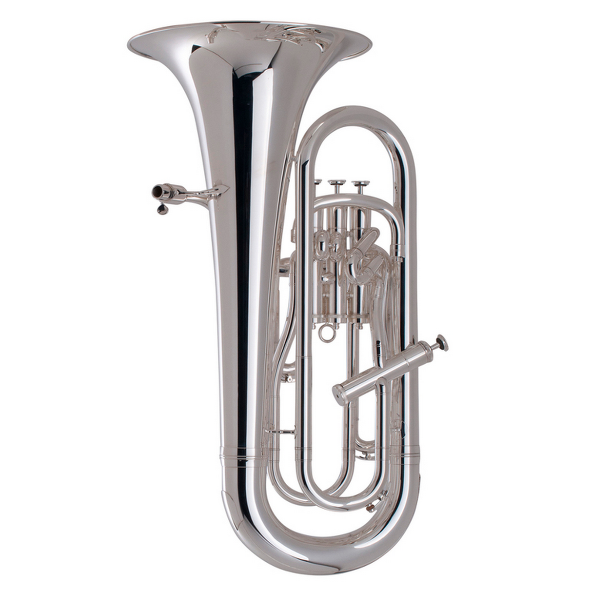 Adams E1 Custom Euphonium with Yellow Brass Bell - Silver Plated