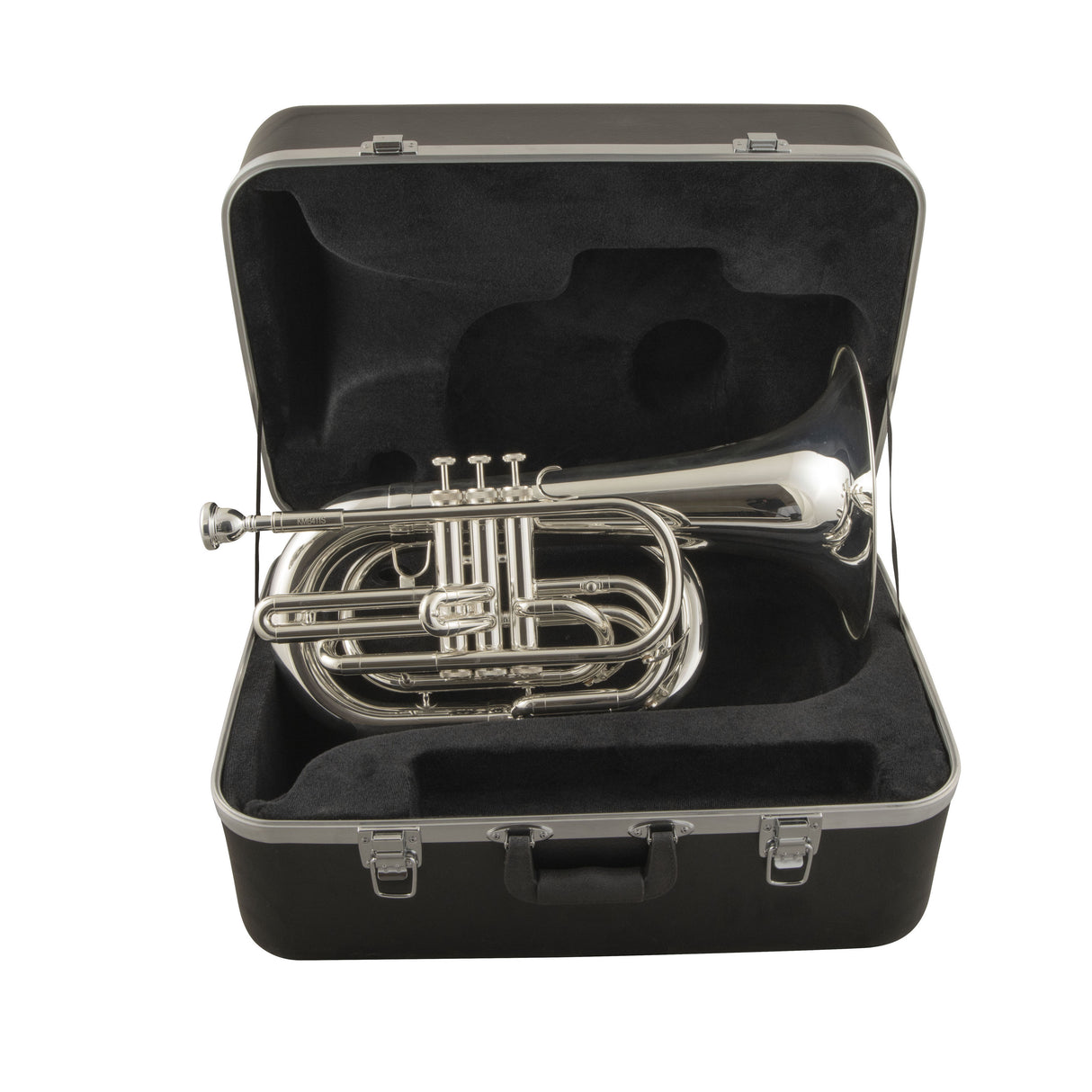 King KMB411S Performance Marching Baritone Horn - Silver-Plated