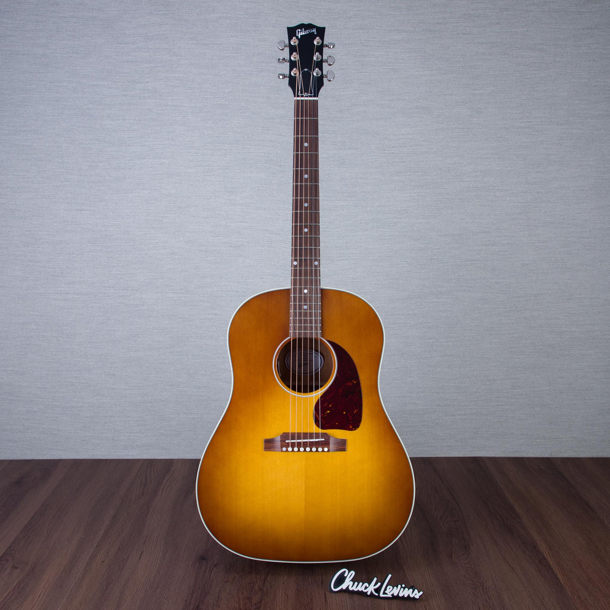 Gibson J-45 Standard Mahogany/Sitka Spruce Acoustic Electric Guitar - Honey Burst - #23264114