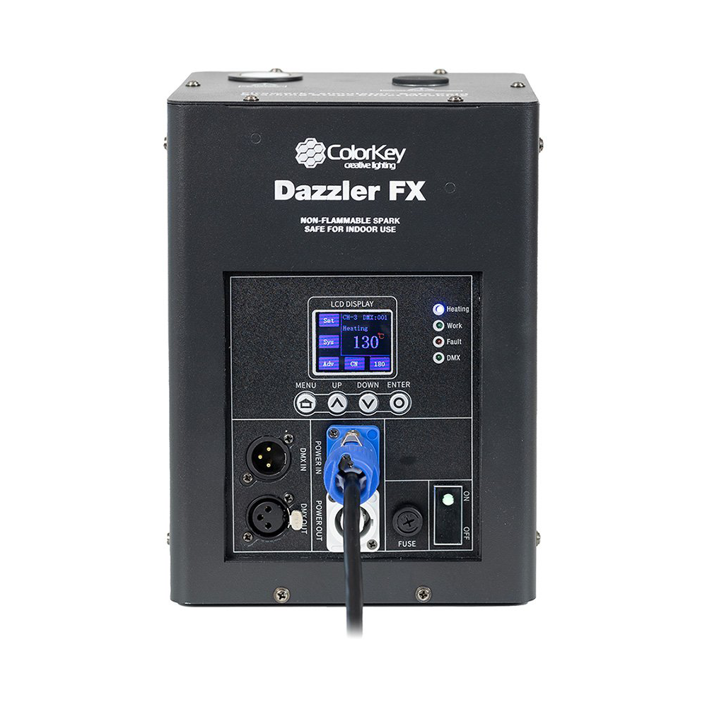ColorKey Dazzler FX Cold Spark Machine Bundle with Case