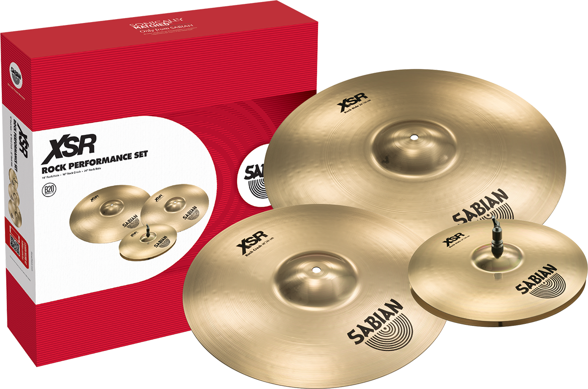 Sabian XSR Rock Performance Cymbal Set