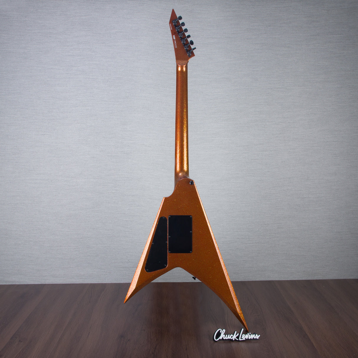 ESP USA V-II FR Electric Guitar - Rustic Copper Sparkle - #US24455 - Mint, Open Box