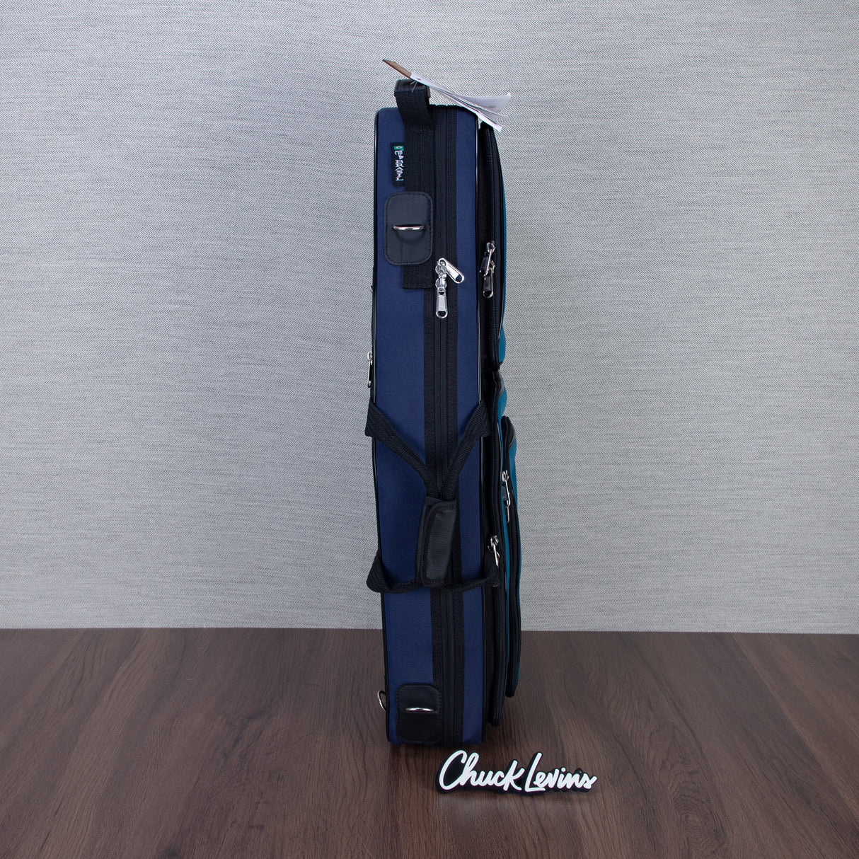 Marcus Bonna Nylon Bassoon Case with Rain Cover - Blue and Turquois