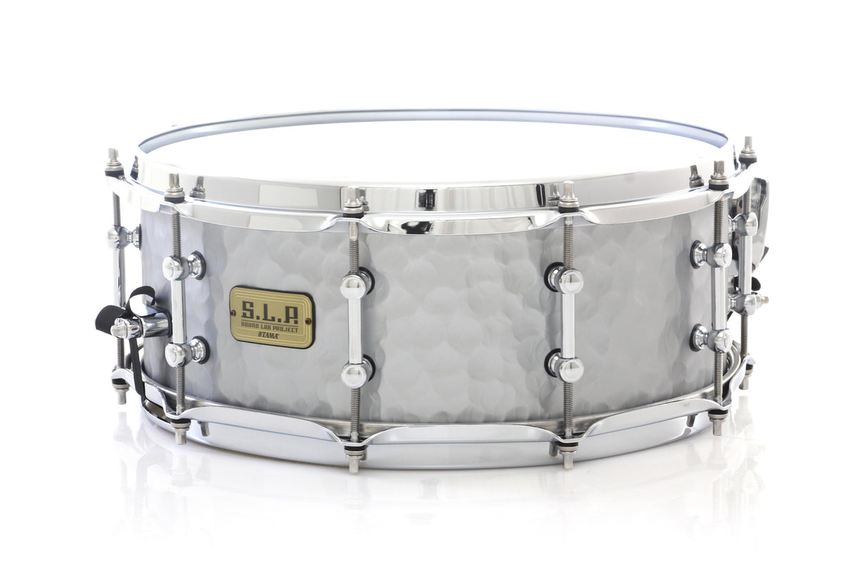 Tama 14" x 5.5" S.L.P. Vintage Hammered Steel Snare Drum