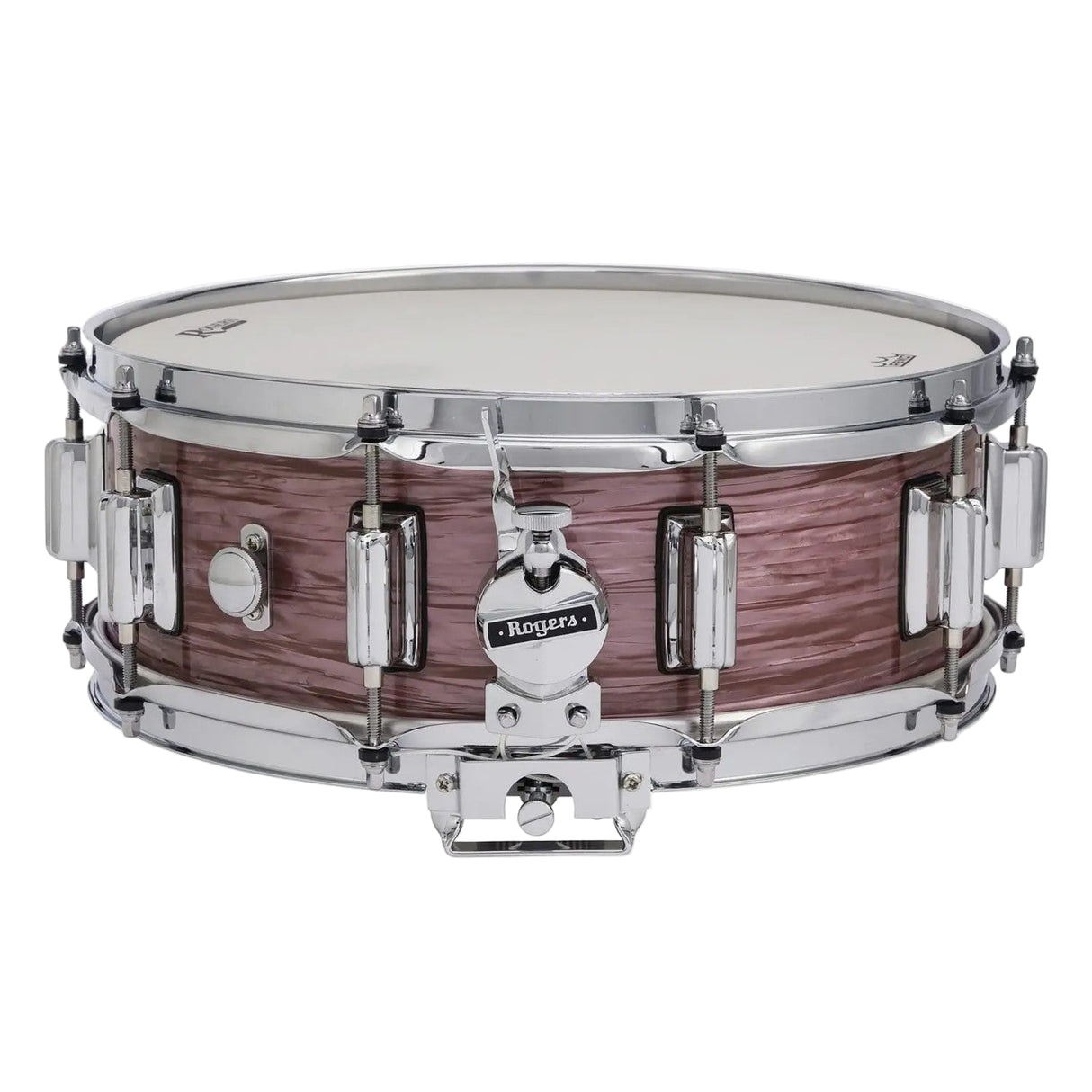 Rogers Dyna-Sonic Beavertail 5x14-Inch Snare Drum - Red Ripple