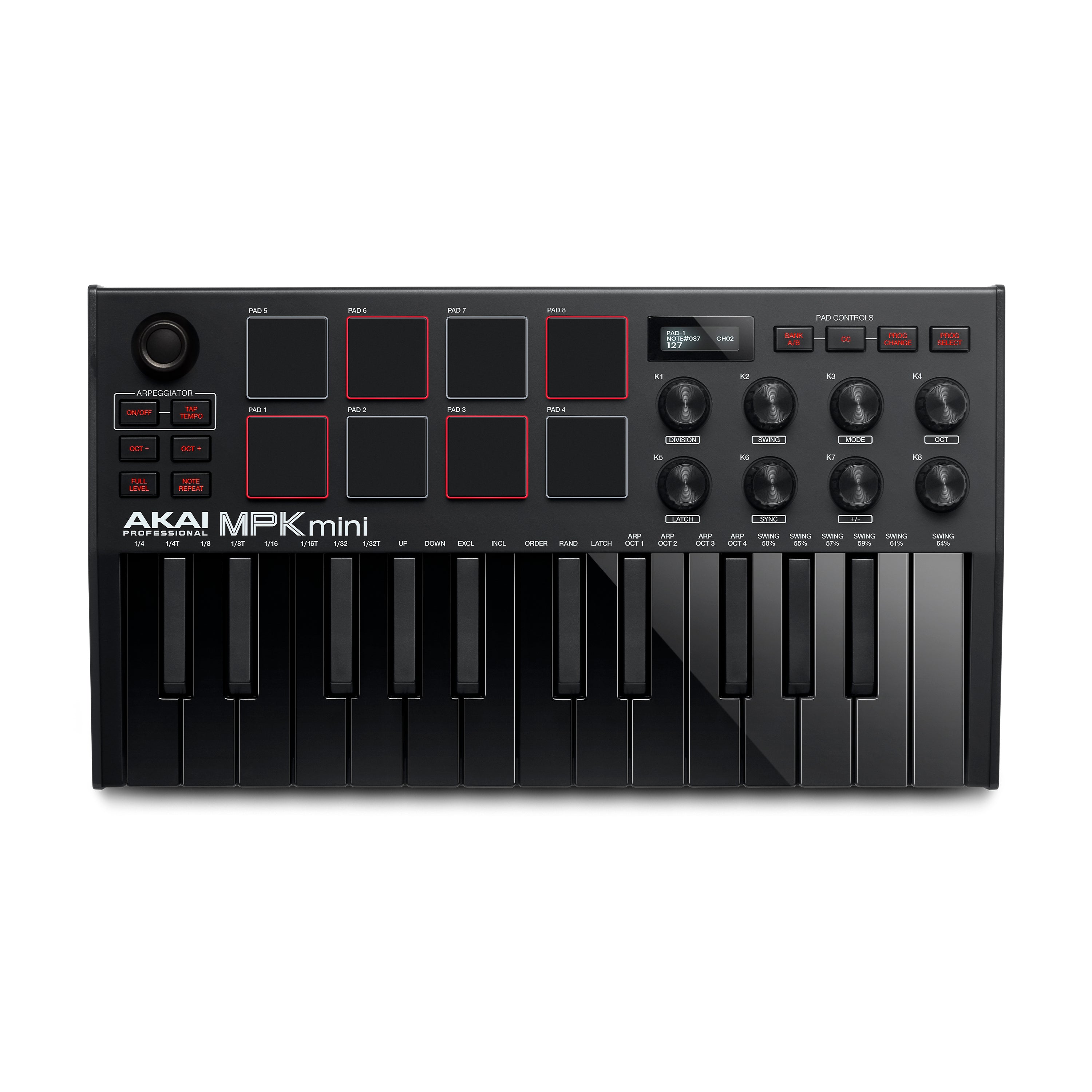 Akai MPK MINI Mk3 25-Key MIDI Keyboard Controller - Black – Chuck