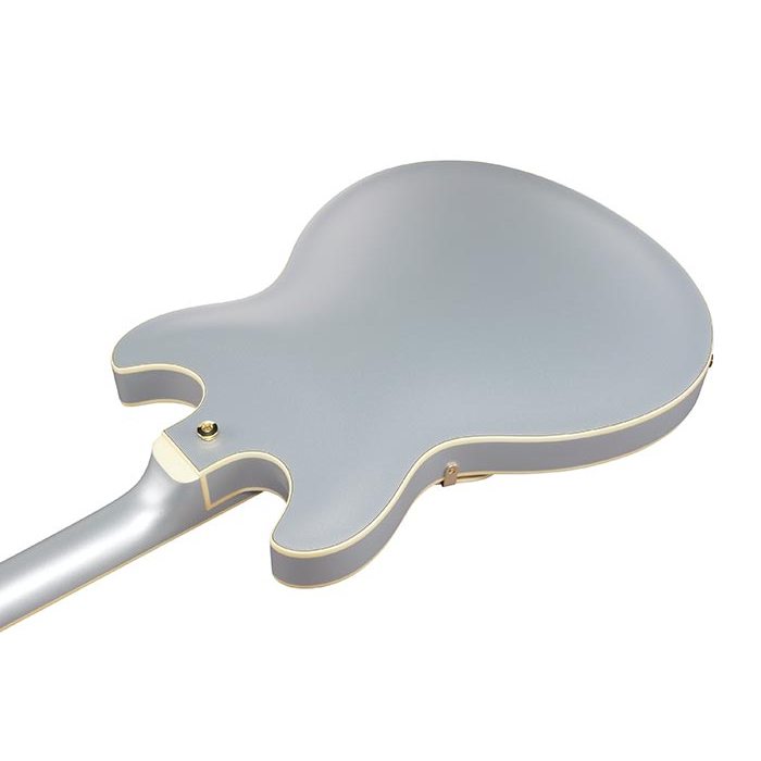Ibanez AS73G Semi-Hollowbody Electric Guitar - Moonstone Silver Flat
