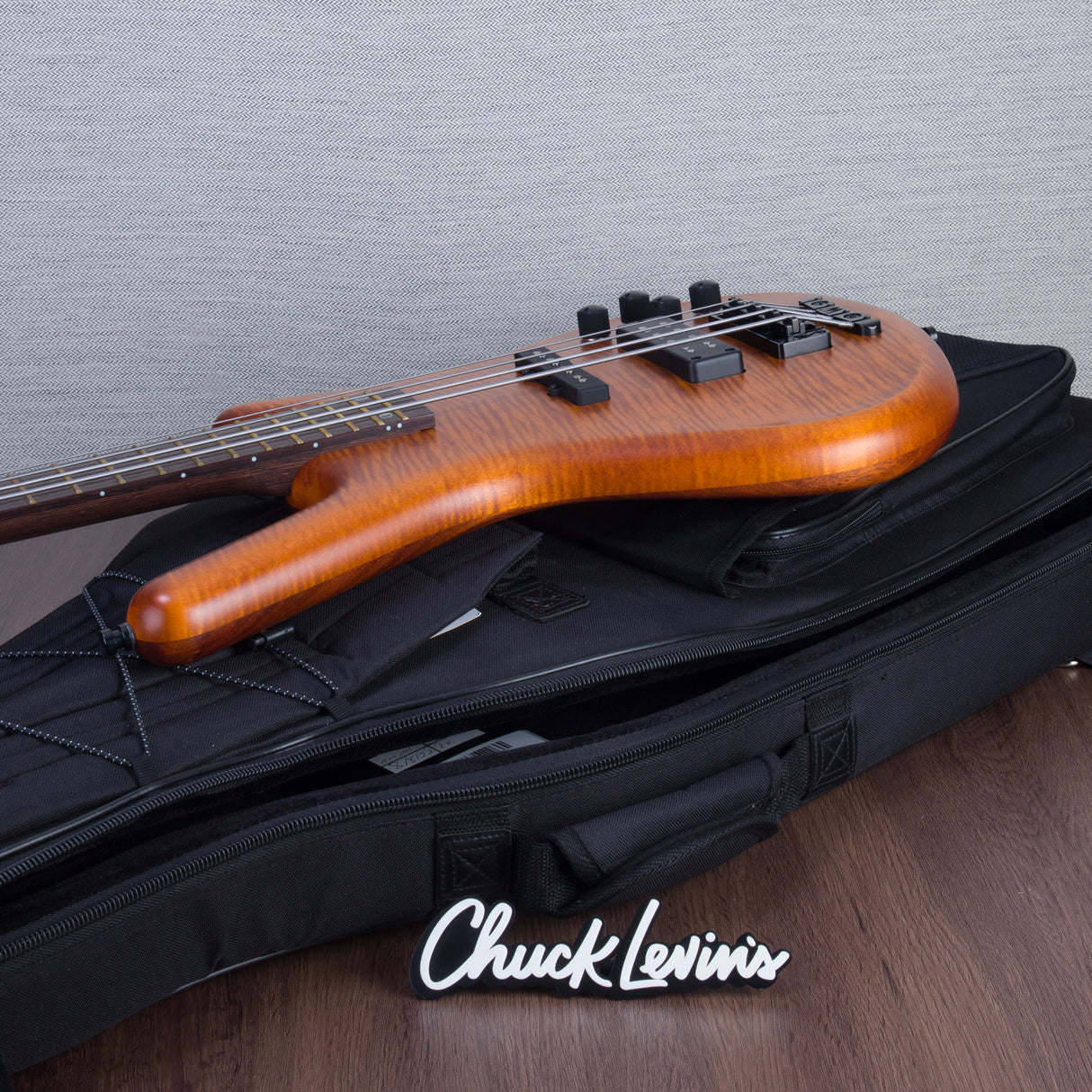 Warwick Limited Edition Pro Series Steametter 4-String Electric Bass Guitar - Special Amber Transparent Satin - #GPSG01025522