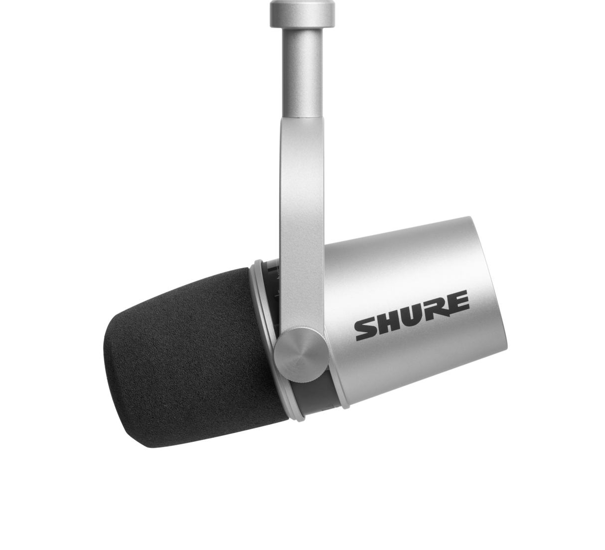 Shure MV7+-W Podcasting Bundle with Boom Arm and Headphones - White