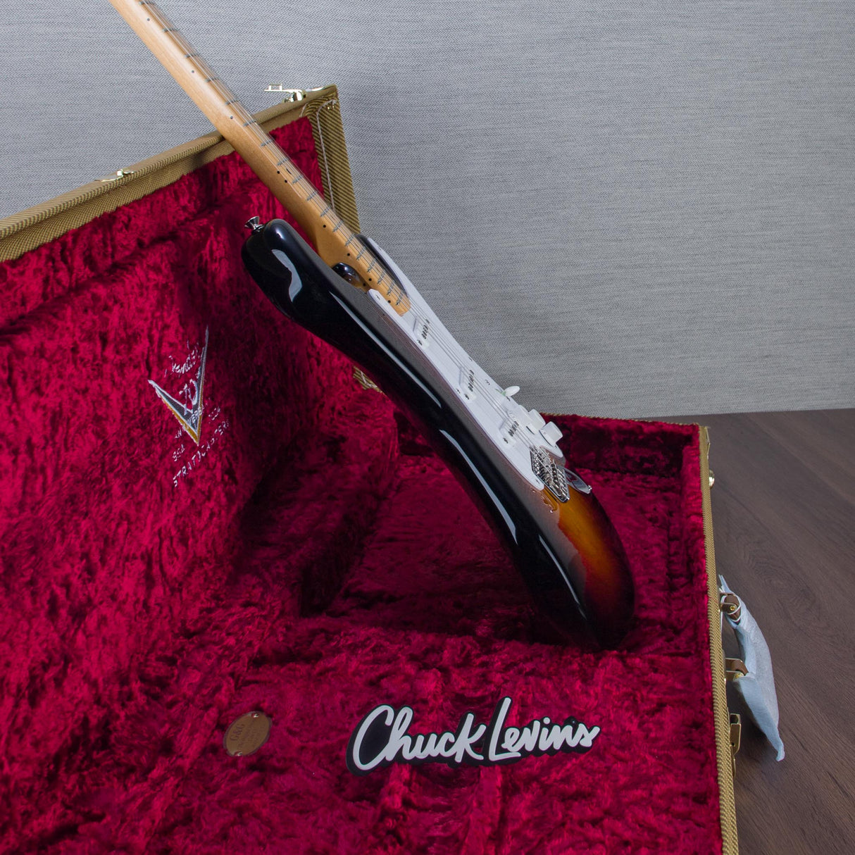 Fender Custom Shop Limited Edition 70th Anniversary 1954 Stratocaster NOS Electric Guitar - Wide Fade 2-Tone Sunburst - #XN5245.