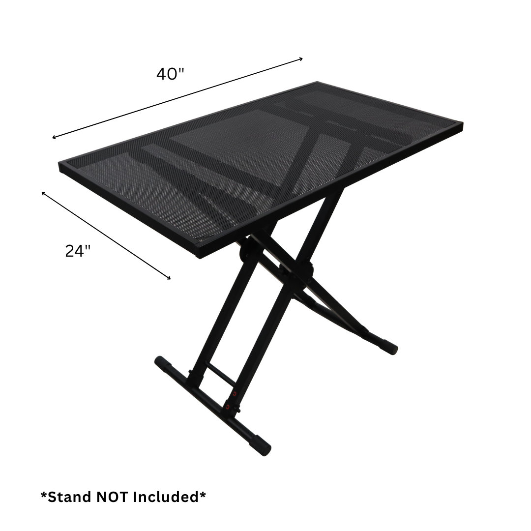 ProX T-KSTU 40X24 Utility Music Keyboard X Stand Table Top Add