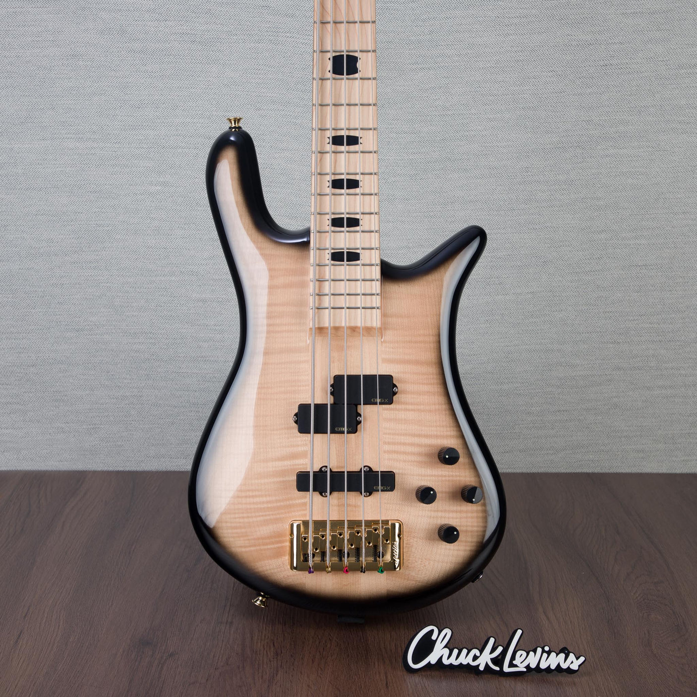 Spector Euro 5 5-String Electric Bass Guitar - Natural Black Burst Gloss - CHUCKSCLUSIVE - #NB22967