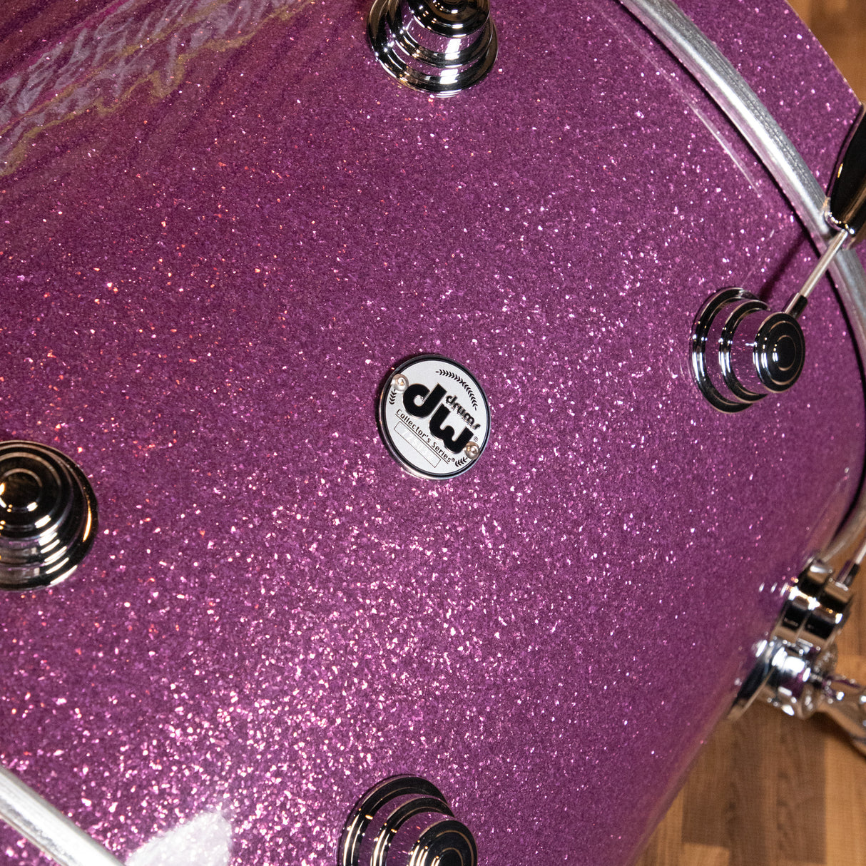 DW Collector's Series 333 4-Piece Shell Pack with 22-Inch Kick - Purple Glass