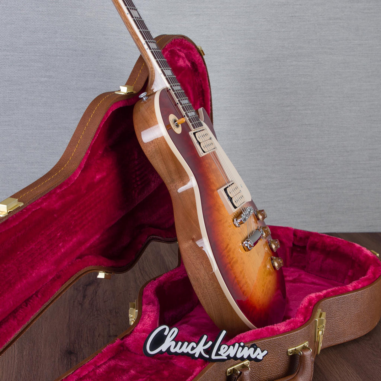 Gibson Les Paul Standard 50s Double Trouble Electric Guitar - Vintage Bourbon Burst - #218350340