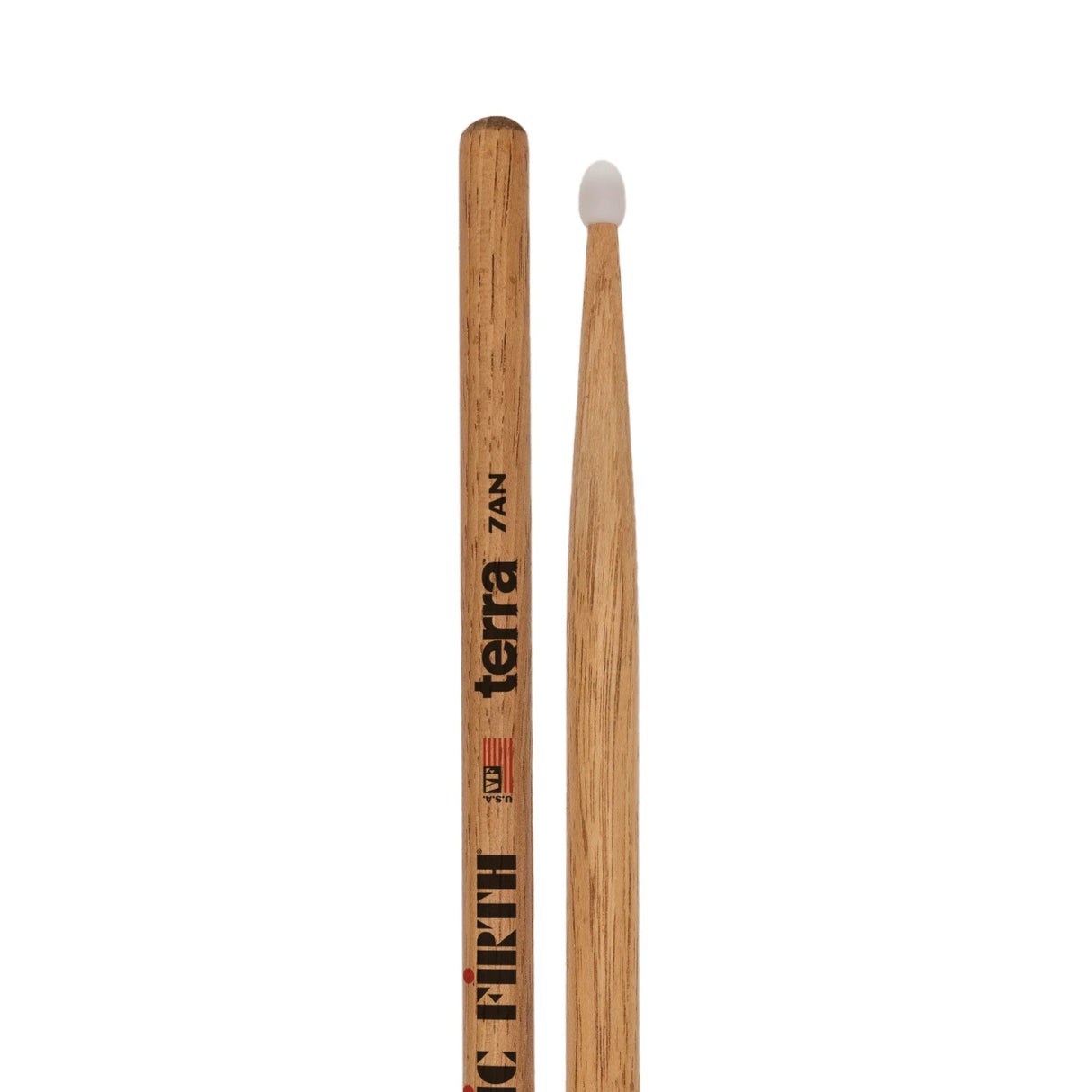 Vic Firth American Classic 7ATN Terra Series Drumsticks with Nylon Tip - 4 Pairs