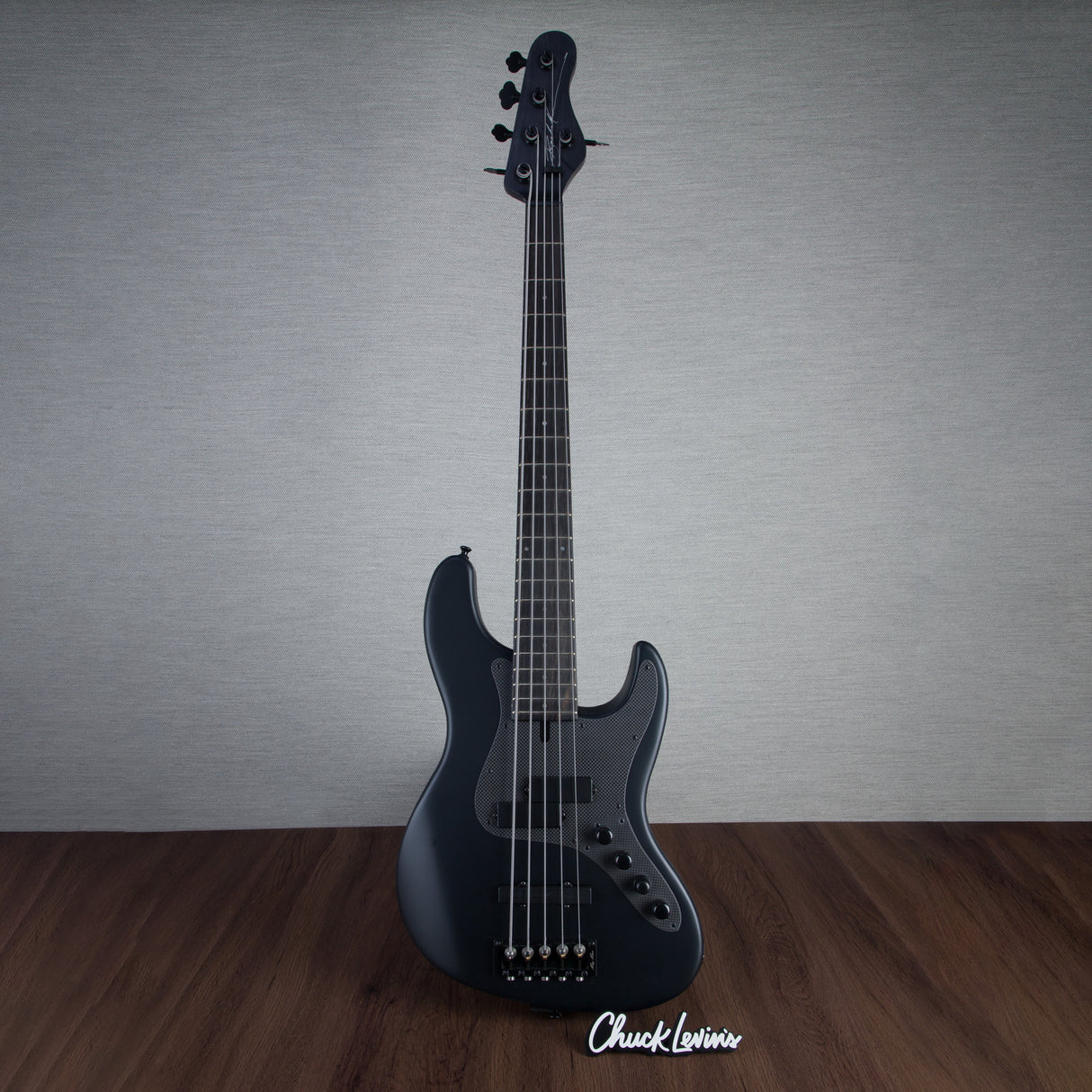 Brubaker USA Performance Series JXB-5 Electric Bass Guitar - Black Satin - #001-23