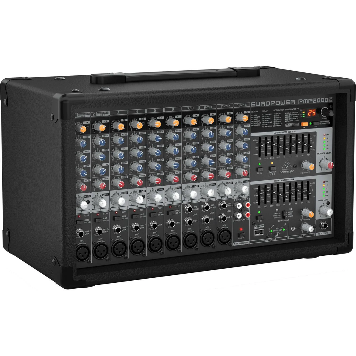 Behringer PMP2000D 14-Channel 2,000-Watts Powered Mixer