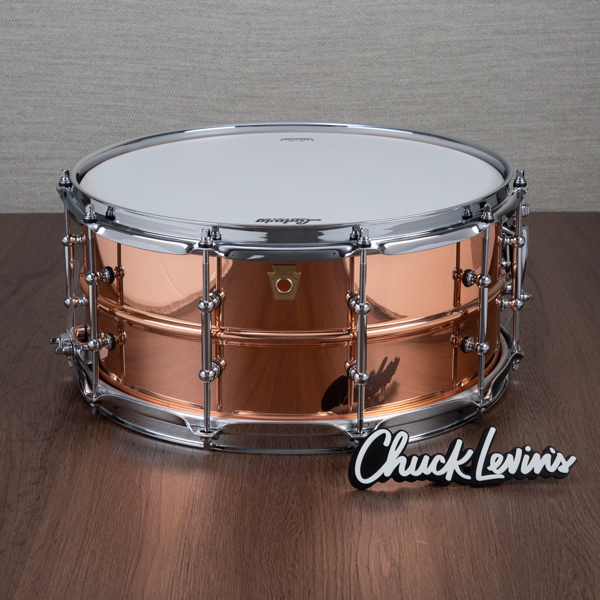 Ludwig Copper Phonic 6.5x14-Inch Snare - Smooth Shell, Tube Lugs