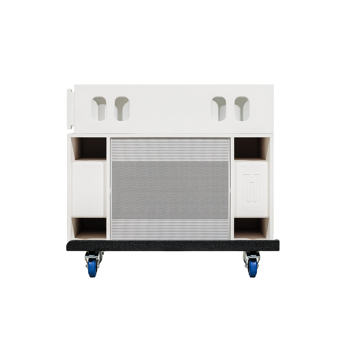 BASSBOSS Sublim8 Column PA Speaker wIth 18-inch Sub - White