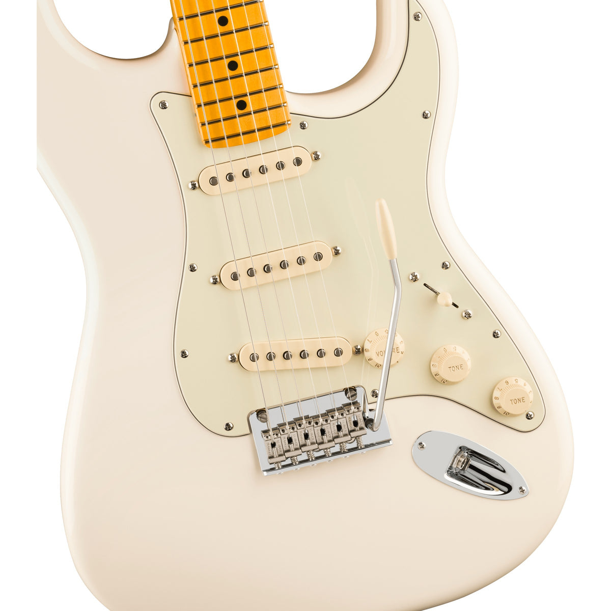 Fender American Professional Stratocaster Electric Guitar, Maple Fingerboard - Olympic White
